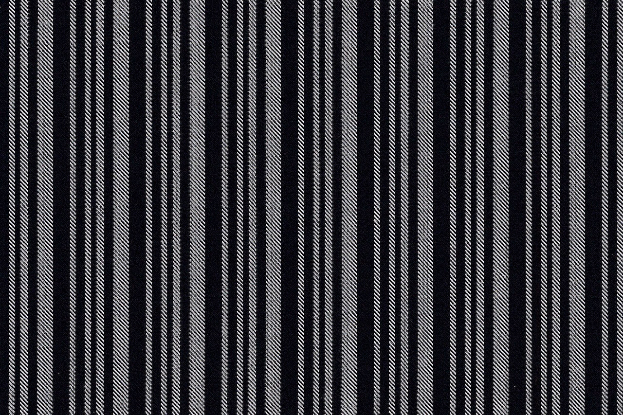 4862/G3-21740 Silver and Black Stripe Suit Fabric