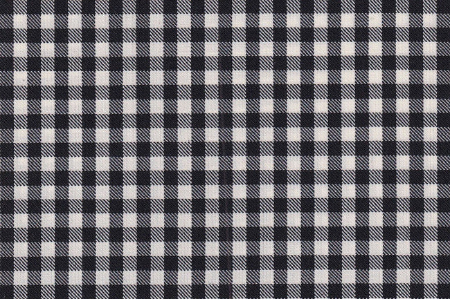 4864/G3-21742 Black & White Check Jacket Fabric