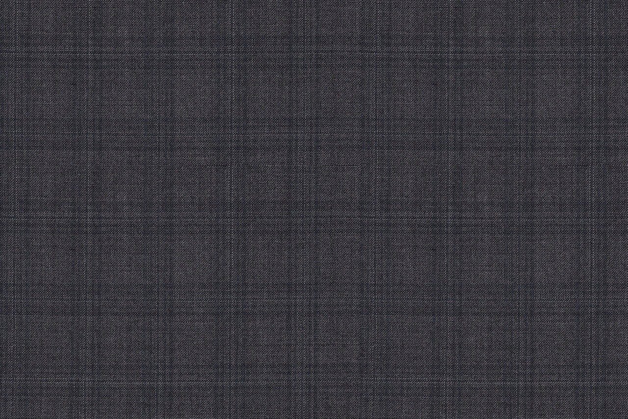 4872/G3-21750 Grey With Navy Check Jacket Fabric