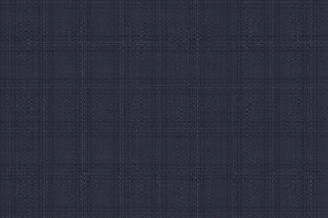 4873/G3-21751 Slate Blue With Navy Check Suit Fabric