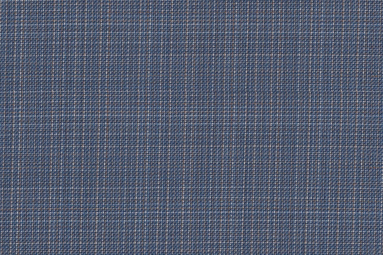 4877/G3-21755 Powder Blue , Tan Sharkskin Dobby Vest Fabric
