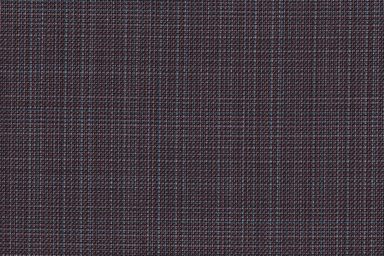 4878/G3-21756 Plum, Blue Sharkskin Dobby Pants Fabric