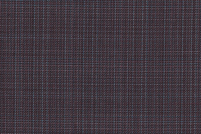 4878/G3-21756 Plum, Blue Sharkskin Dobby Jacket Fabric