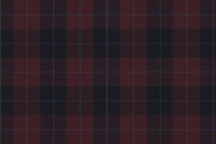 4879/G3-21757 Burgundy Tartan Check Suit Fabric