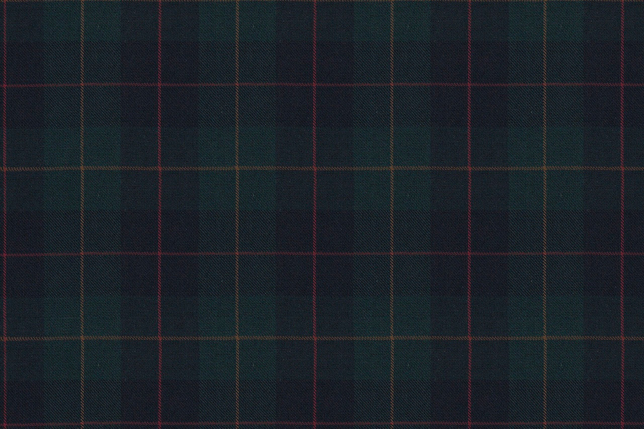 4880/G3-21758 Green Tartan Check Pants Fabric