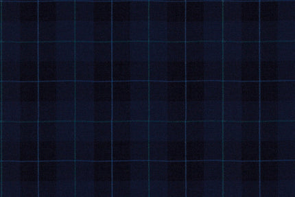 4881/G3-21759 Navy With Light Blue & Green Check Jacket Fabric