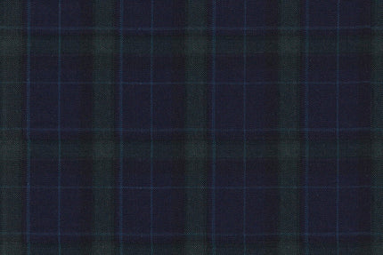 4884/G3-21762 Navy With Green & Blue Check Jacket Fabric