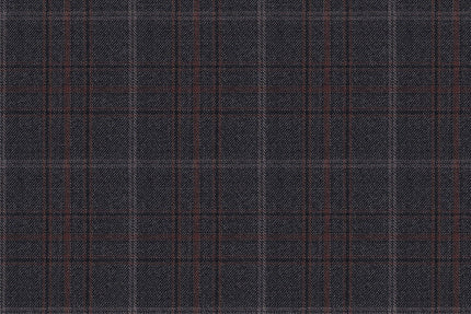 4891/G3-21770 Taupe With Copper and Navy Check Suit Fabric