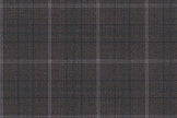 4892/G3-21771 Brown With Silver and Blue Check Suit Fabric