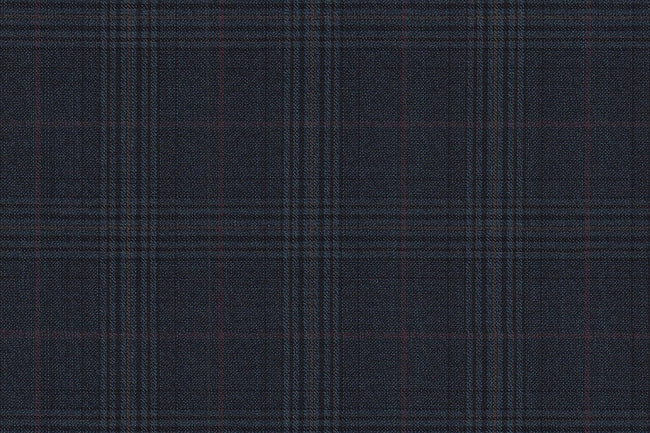 4894/G3-21773 Green With Red & Bronze Check Jacket Fabric