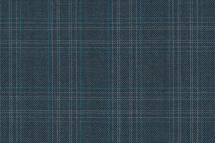 4898/G3-21777 Teal Green With Blue and White Check Suit Fabric