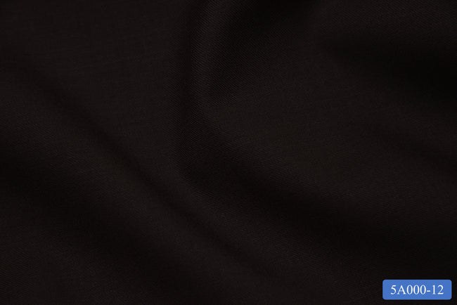 5A000-12/M3-21496 Dark Chocolate Brown Solid Pants Fabric