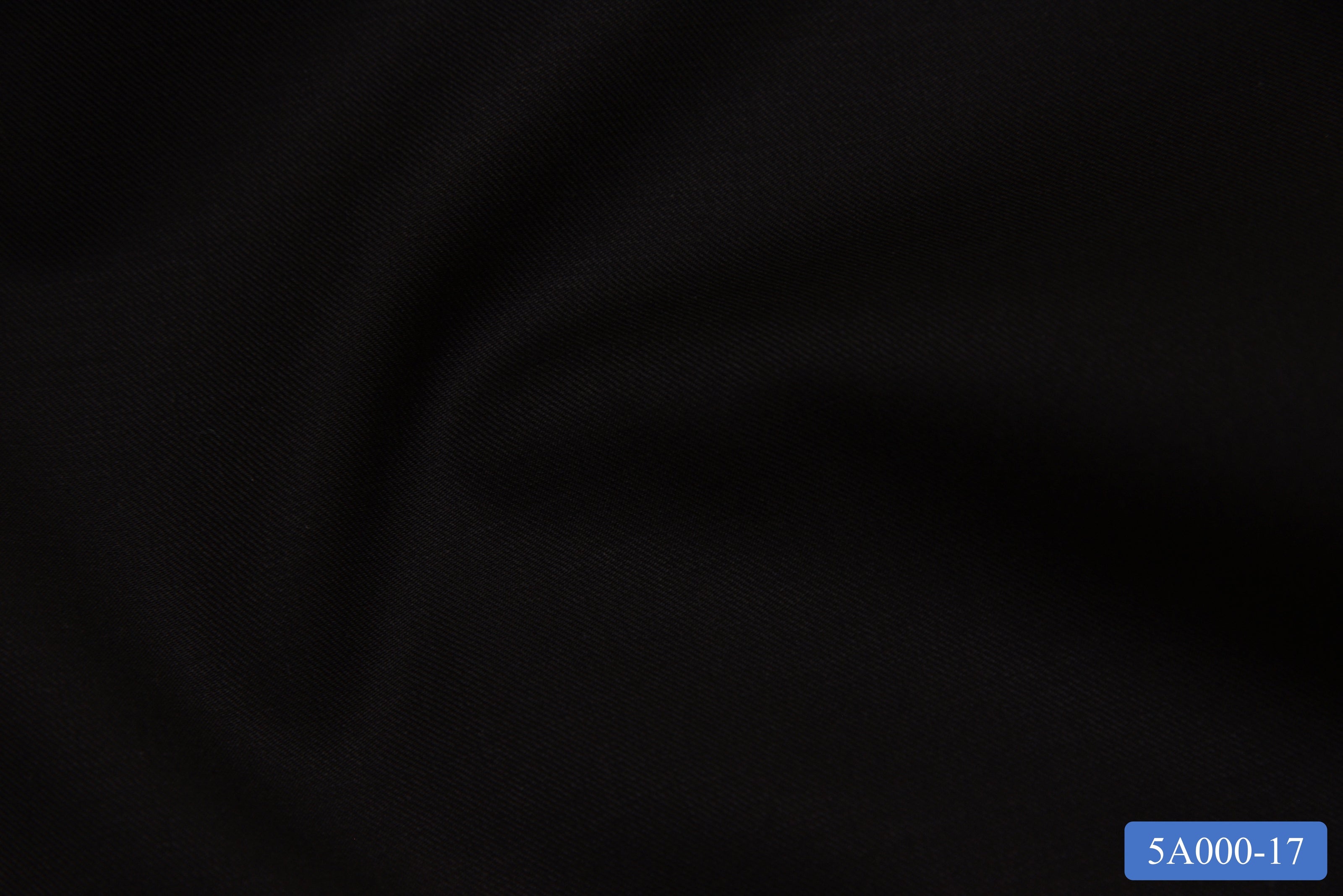 5A000-17/M3-21525 Black Solid Pants Fabric