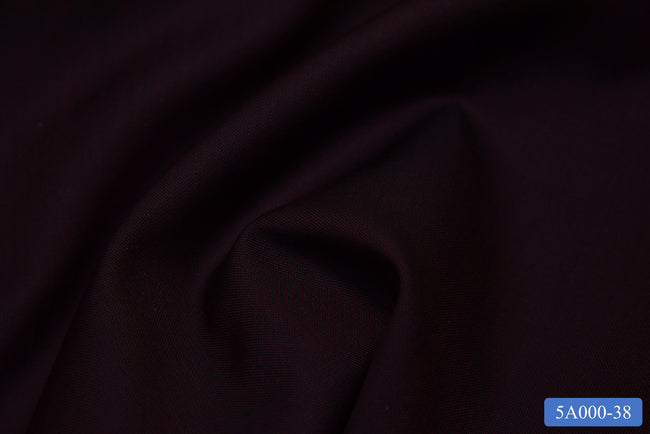 5A000-38/M3-21498 Dark Plum Solid Pants Fabric