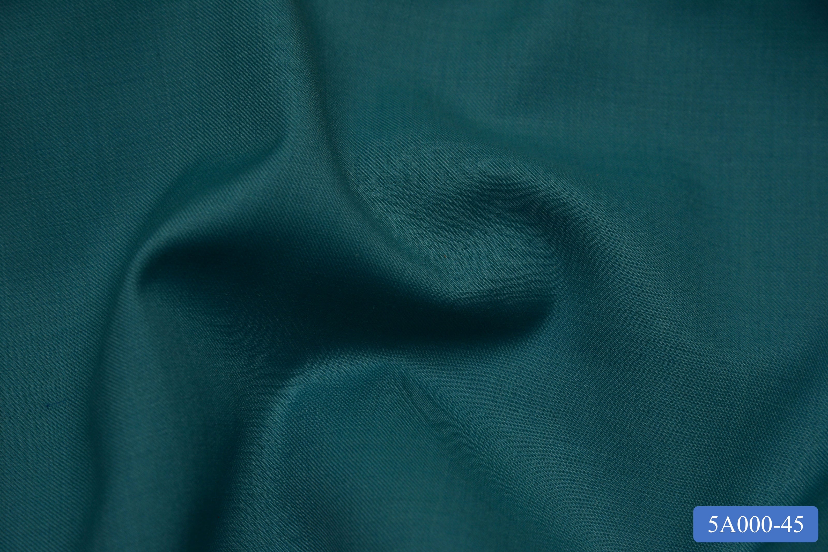 5A000-45/M3-21505 Turquoise Solid Pants Fabric