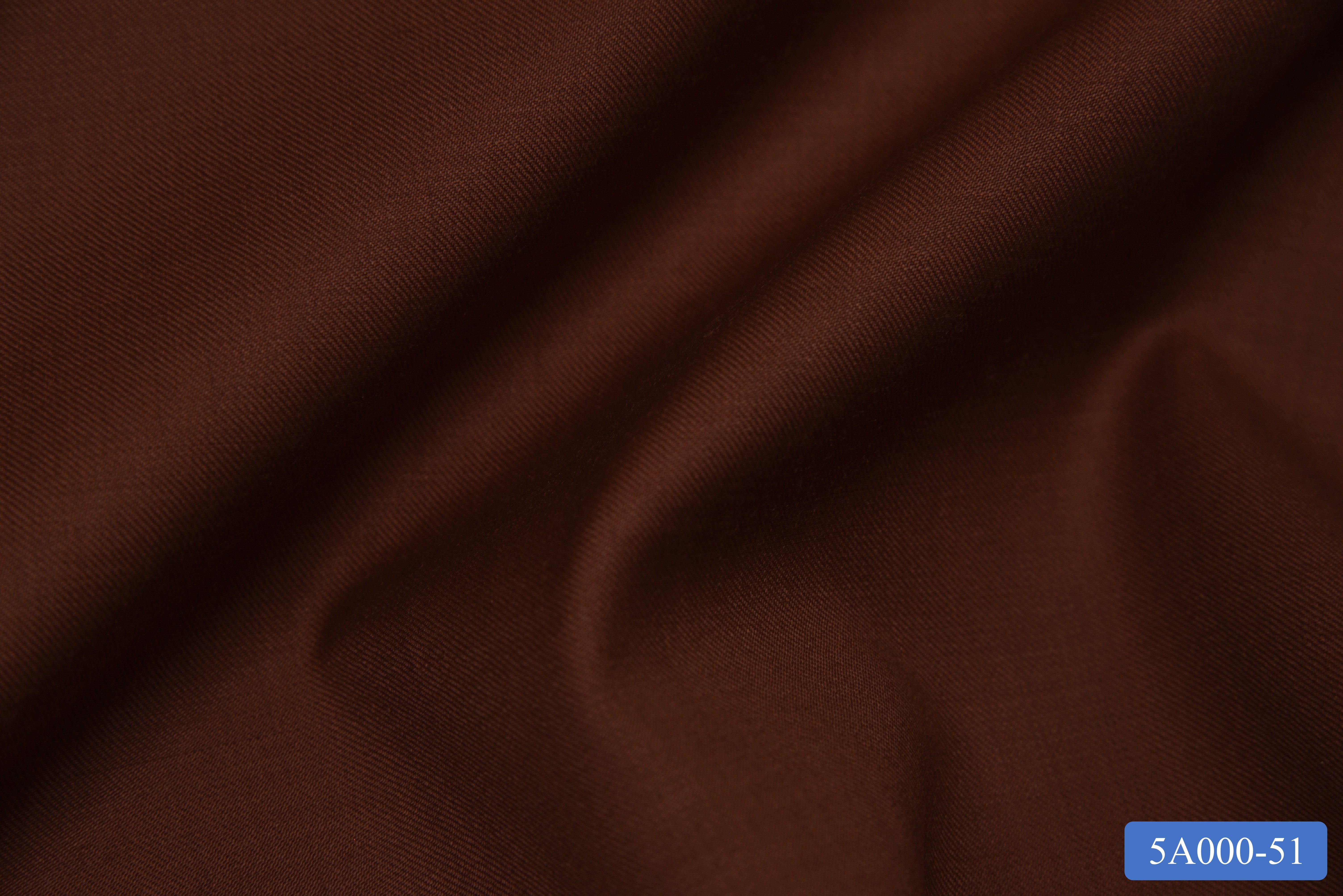 5A000-51/M3-21490 Rust Brown Solid Vest Fabric – Sam Surin 1989