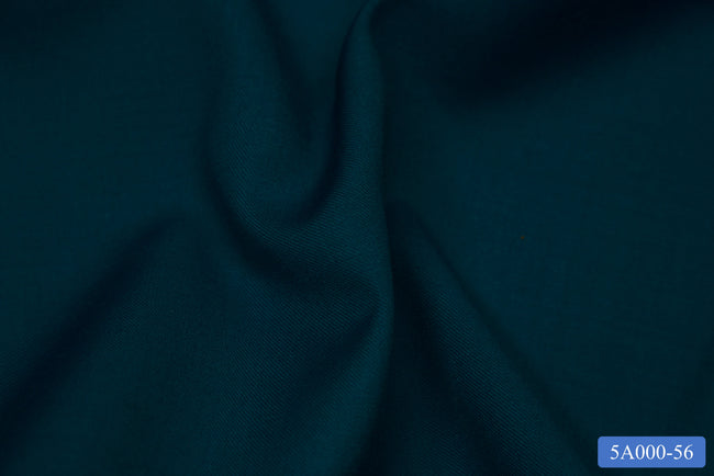 5A000-56/M3-21508 Deep Teal Solid Pants Fabric