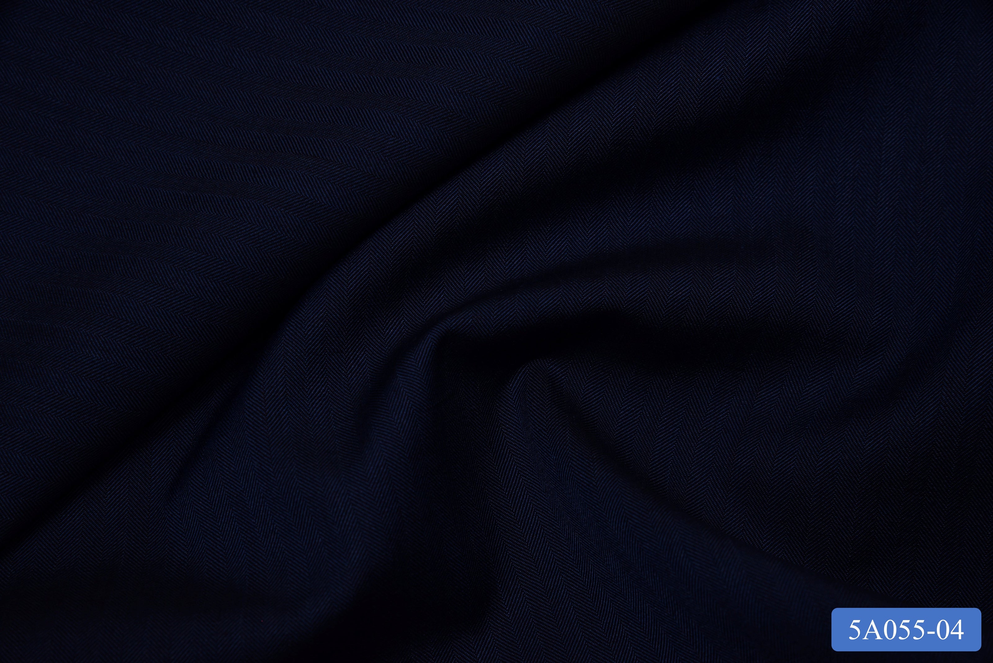 5A055-04/M3-21469 Royal Blue Herringbone Pants Fabric