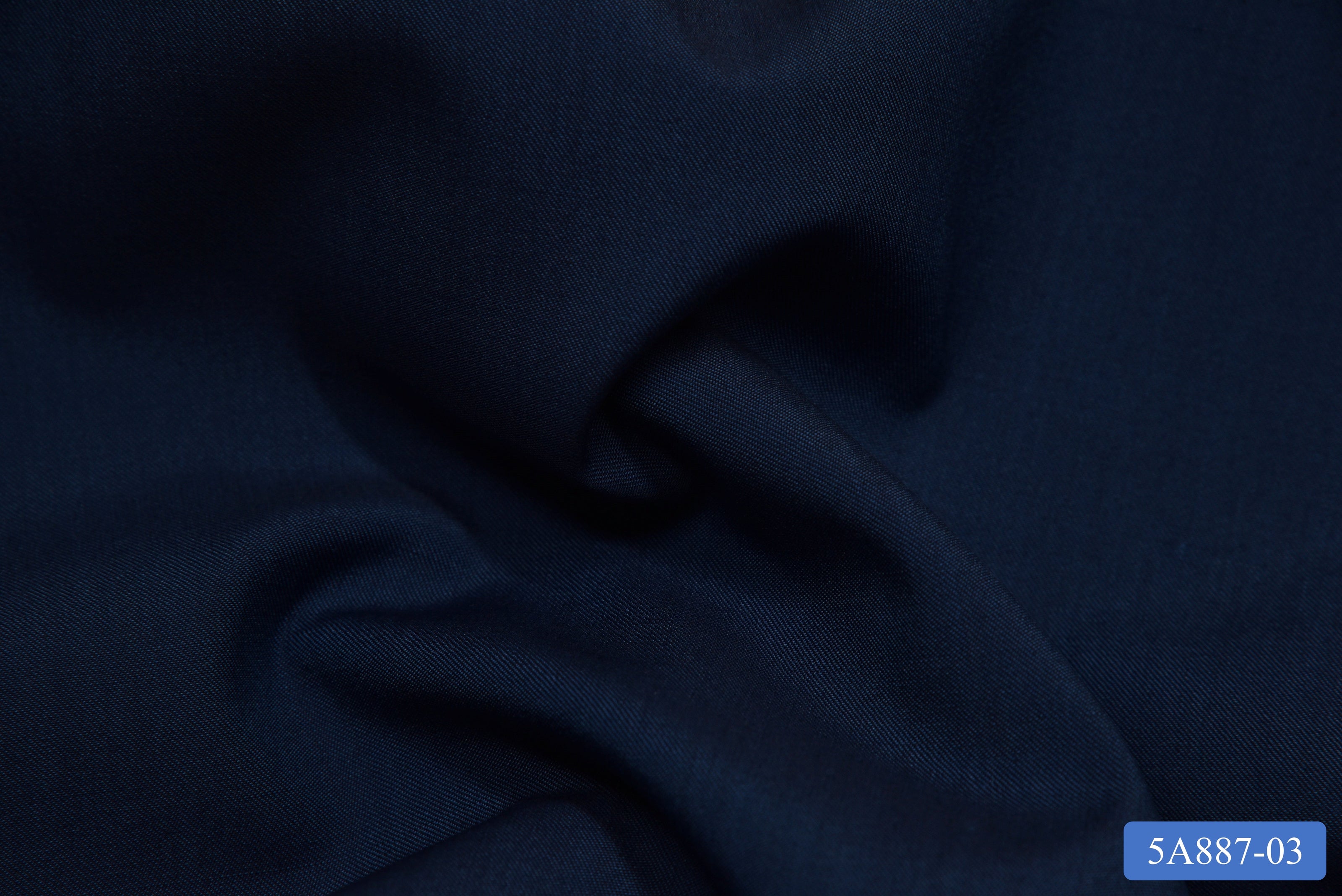 5A887-03/M3-21458 Two Tone Blue Brown Solid Vest Fabric