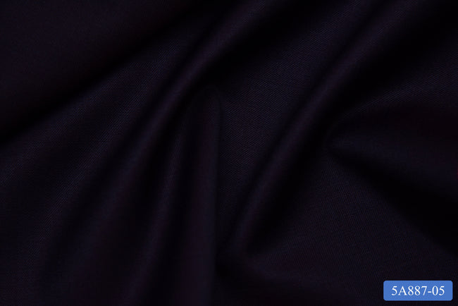 5A887-05/M3-21460 Eggplant Solid Pants Fabric