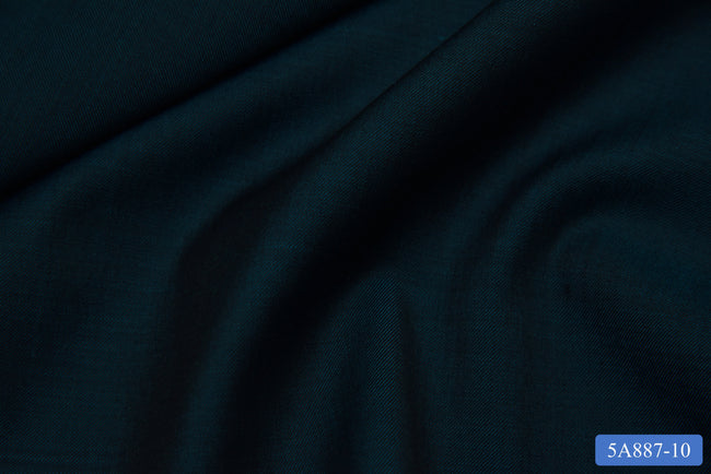 5A887-10/M3-21465 Dark Teal Solid Vest Fabric