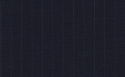 61024/G3-21802 Navy With Light Blue Stripe Suit Fabric