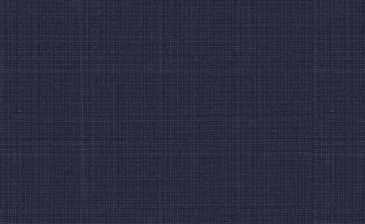 61030/G3-21808 Blue Grey Check Suit Fabric