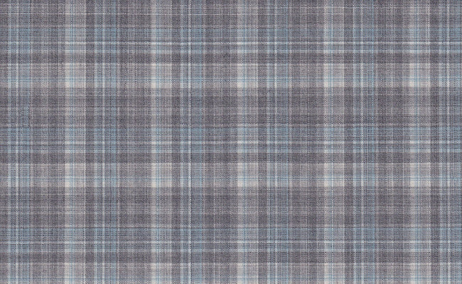 61039/G3-21817 Grey, Light Blue & White Check Suit Fabric