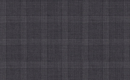 61044/G3-21822 Light Grey With Silver Check Suit Fabric