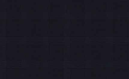 61046/G3-21824 Midnight Blue With Blue Check Suit Fabric