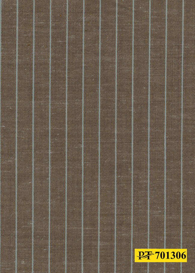 701306/P3-22103 Light Brown With Light Blue Stripes Vest Fabric
