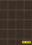 701309/P3-22106 Brown With Cream Check Pants Fabric
