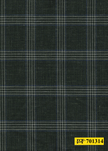 701314/P3-22111 Forest Green With Grey & Blue Check Suit Fabric