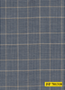701318/P3-22115 Navy & Gold Check Jacket Fabric