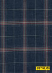 701328/P3-22125 Navy With Red & Grey Check Suit Fabric