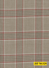 701329/P3-22126 Tan With Red Check Suit Fabric