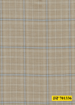 701336/P3-22133 Tan With Light Blue Check Jacket Fabric