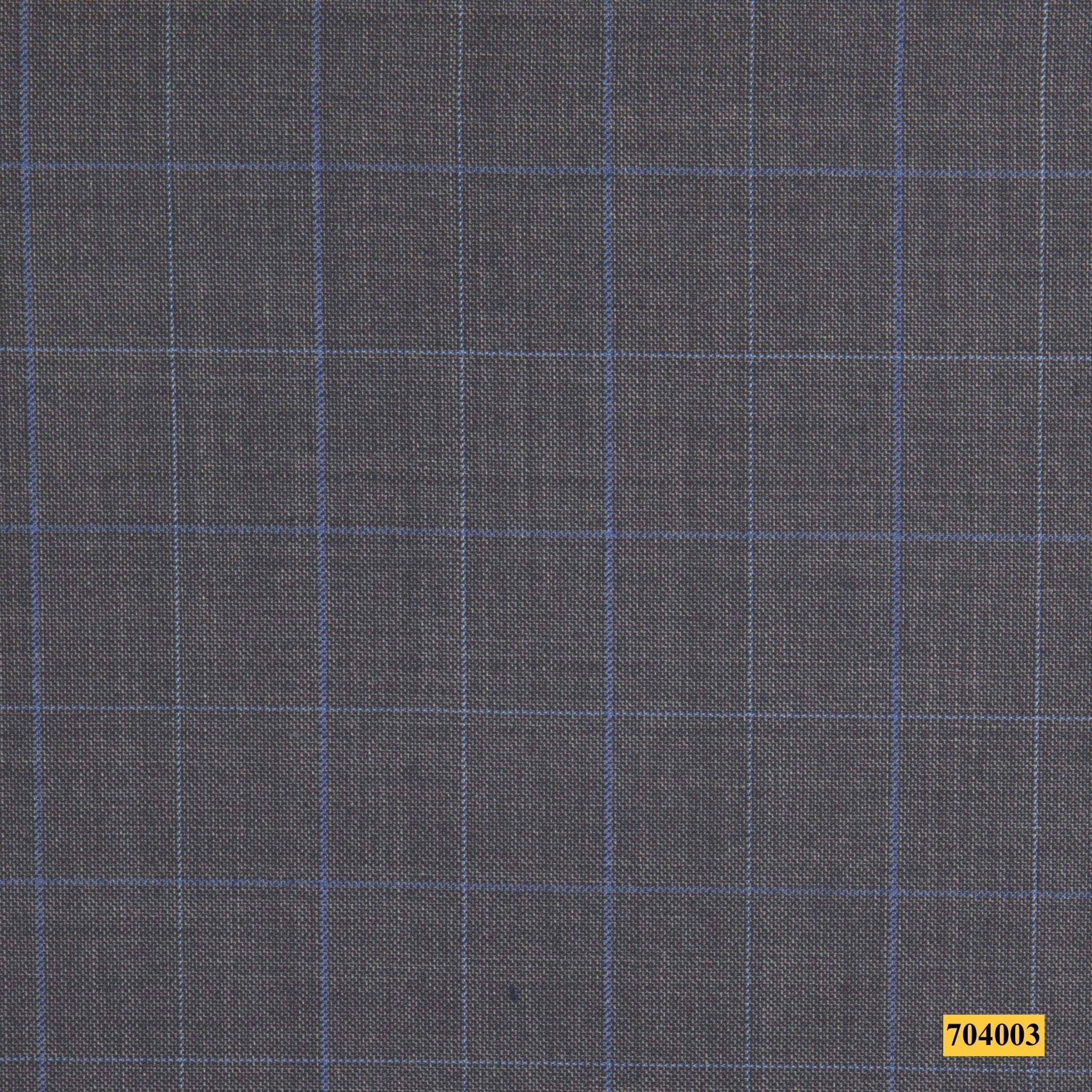 704003/P3-17858 Grey With Blue Check Vest Fabric