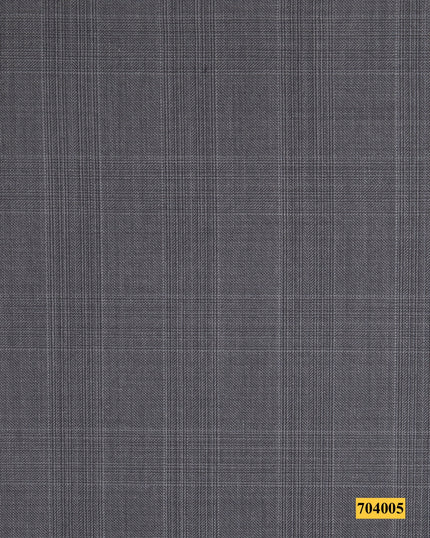 704005/P3-17860 Grey Check Suit Fabric