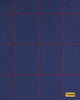 704008/P3-17863 Blue With Maroon Check Jacket Fabric