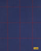 704008/P3-17863 Blue With Maroon Check Vest Fabric