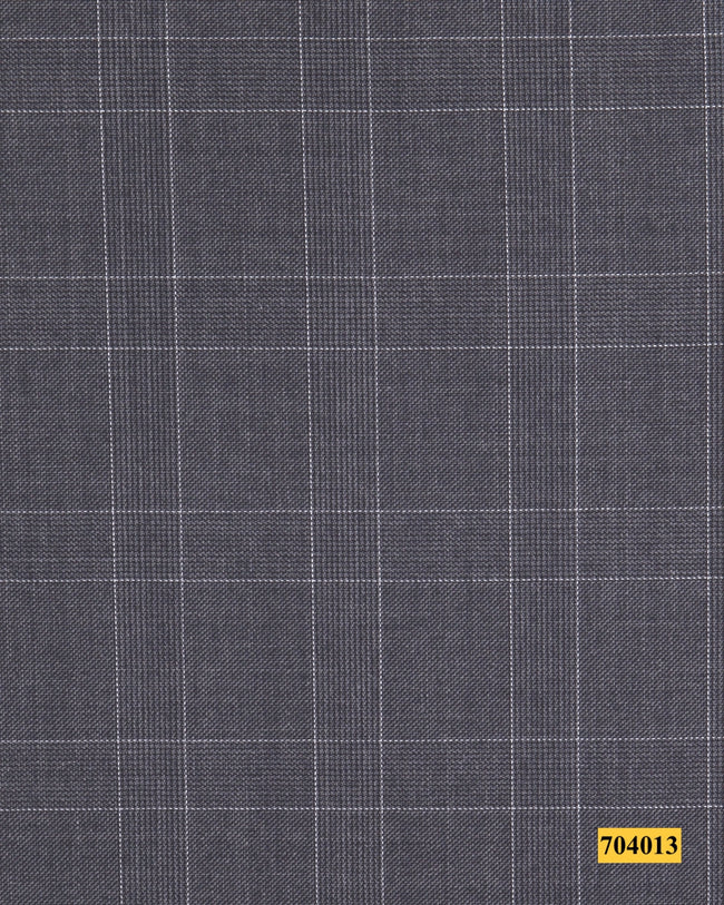 704013/P3-17868 Grey Check Vest Fabric