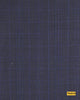 704018/P3-17873 Dark Grey With Blue Check Suit Fabric