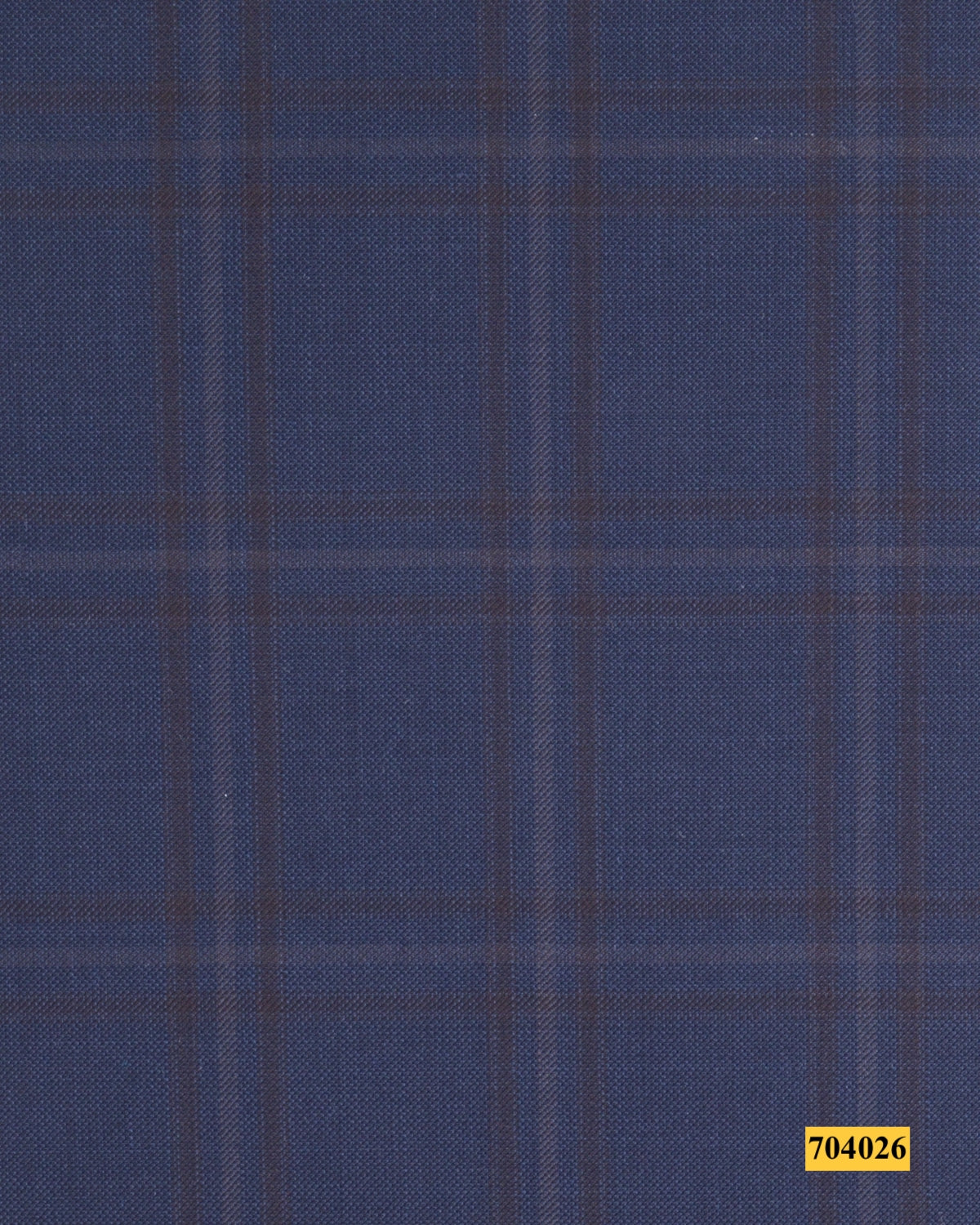704026/P3-17881 Blue With Brown Check Suit Fabric