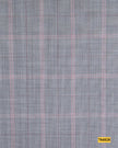 704028/P3-17883 Light Grey With pink Check Jacket Fabric
