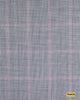 704028/P3-17883 Light Grey With pink Check Jacket Fabric