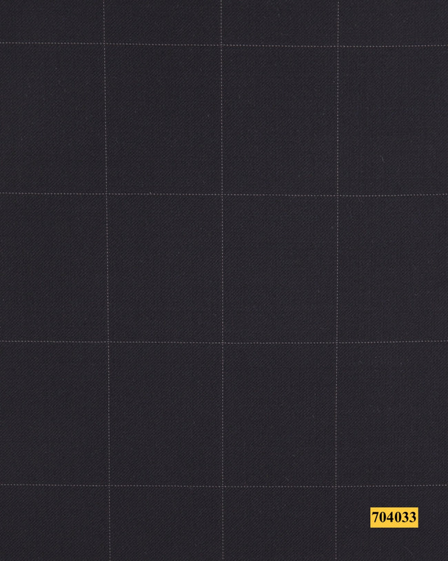 704033/P3-17888 Black With White Check Suit Fabric