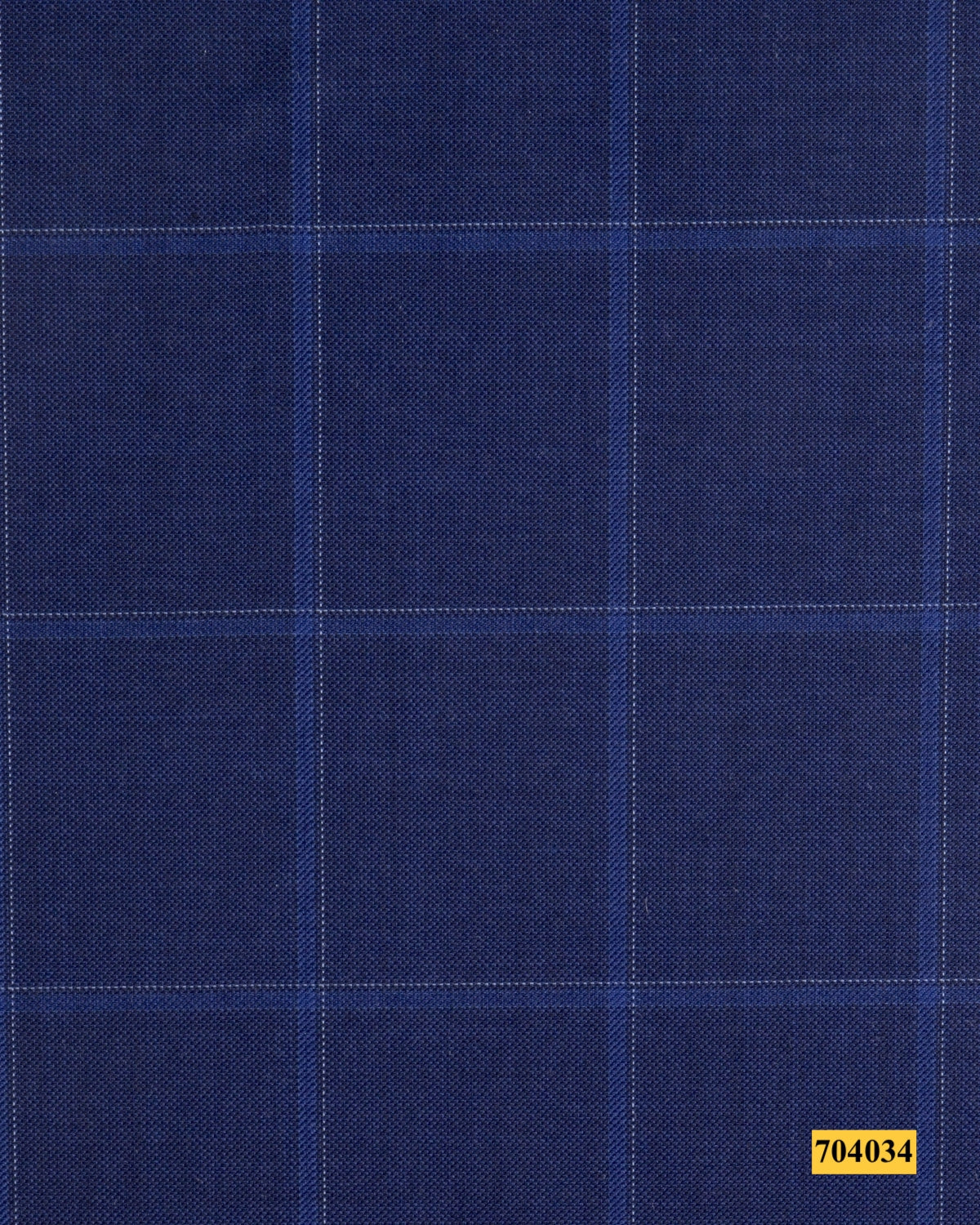 704034/P3-17889 Blue Check Suit Fabric