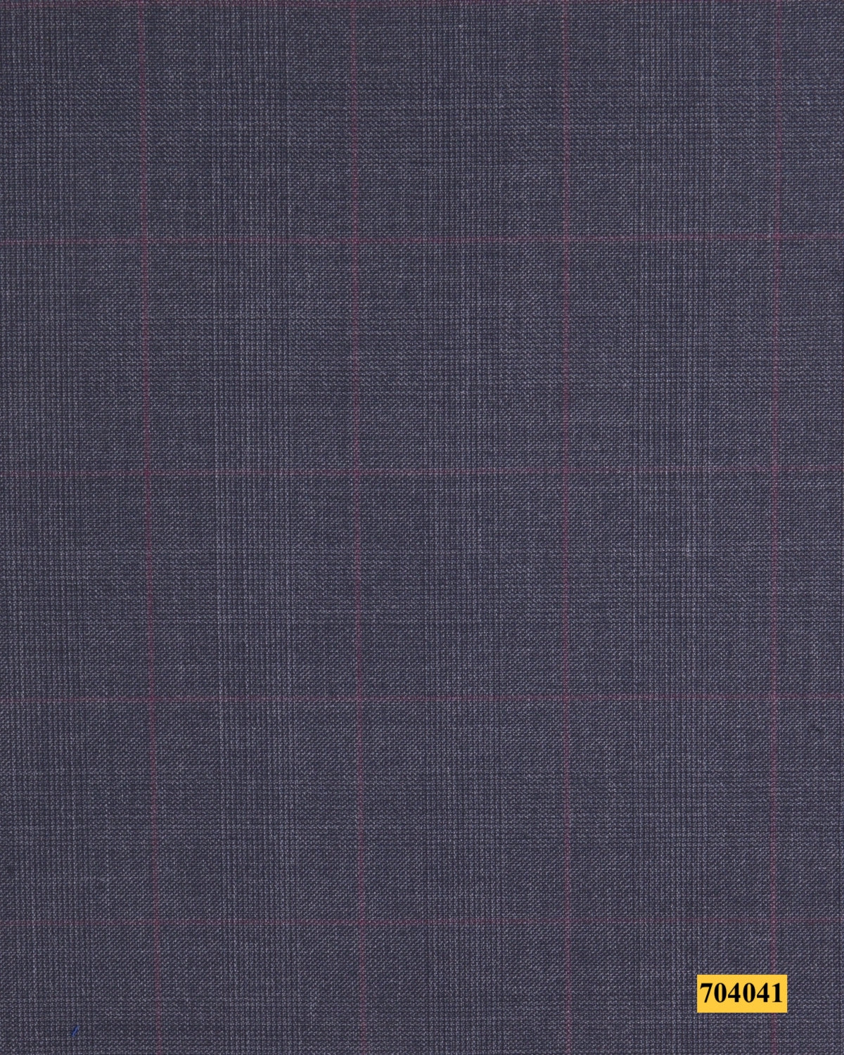 704041/P3-17896 Dark Grey With Maroon Check Vest Fabric