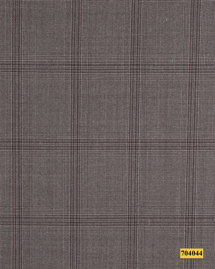 704044/P3-17899 Brown Check Suit Fabric
